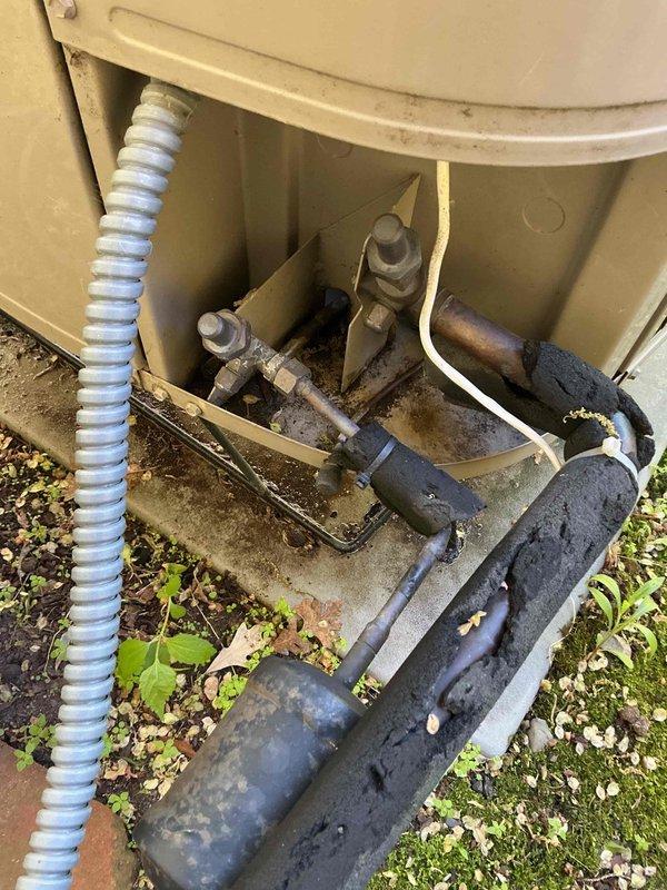 Completed annual cooling maintenance on two Bryant heat pump systems (4 and 19 years old). Performed comprehensive tune-up including inspection of all components, verification of refrigerant charge levels, condenser coil cleanliness assessment, capacitor testing, contactor evaluation, and motor/compressor operation checks. Found fan capacitor on older unit reading out of specification at 540 microfarads. Verified both heat exchangers in good condition, evaporator coils clean, and temperature drop adequate for proper cooling operation on both systems. Noted filters require replacement. Discussed findings and recommended capacitor replacement for continued reliable operation of the older unit.