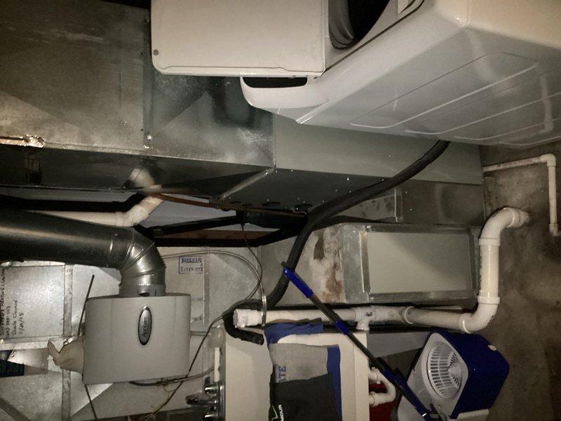 Responded to a water leak in the basement caused by a frozen outdoor lawn faucet. Upon inspection, confirmed the frost-free sillcock had sustained freeze damage during winter conditions, resulting in internal component failure and active water intrusion into the basement space. Removed the damaged lawn faucet assembly and installed a new frost-free sillcock unit, ensuring proper pitch for drainage and secure mounting to the exterior wall framing. Tested the new installation for proper operation and verified no leaks were present at the connection points or through the valve body.