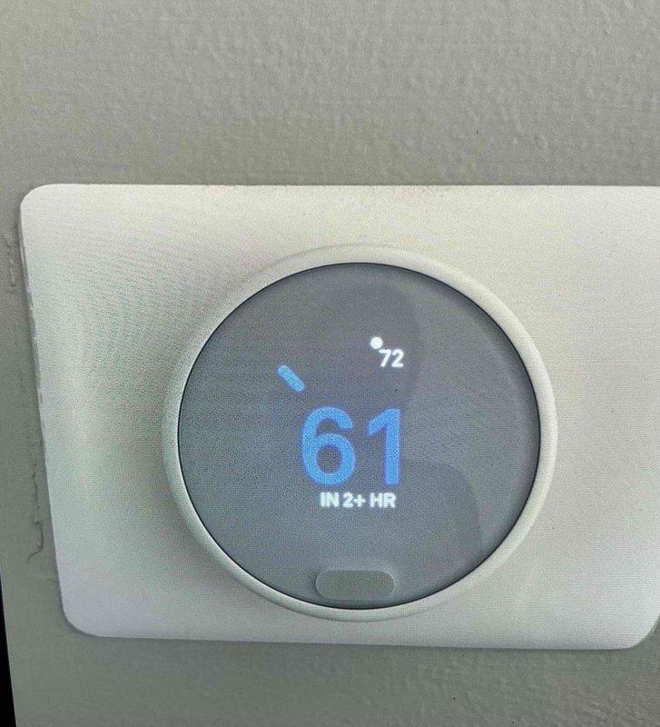 Completed comprehensive air conditioning tune-up and inspection on approximately 3-year-old system with Ruud furnace unit. System found to be operational with all components functioning within normal parameters, thermostat properly controlling temperature settings, and no deficiencies noted during inspection.