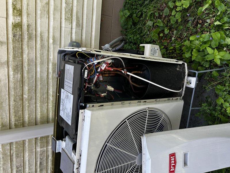 Completed preventive maintenance on a 2-year-old mini split system that was experiencing freezing issues due to restricted airflow. Performed deep cleaning of the indoor blower wheel and outdoor condenser coil, removing accumulated debris and buildup. Reassembled unit, verified proper operation, and confirmed system is now cooling effectively without freezing up, restoring full airflow capacity.