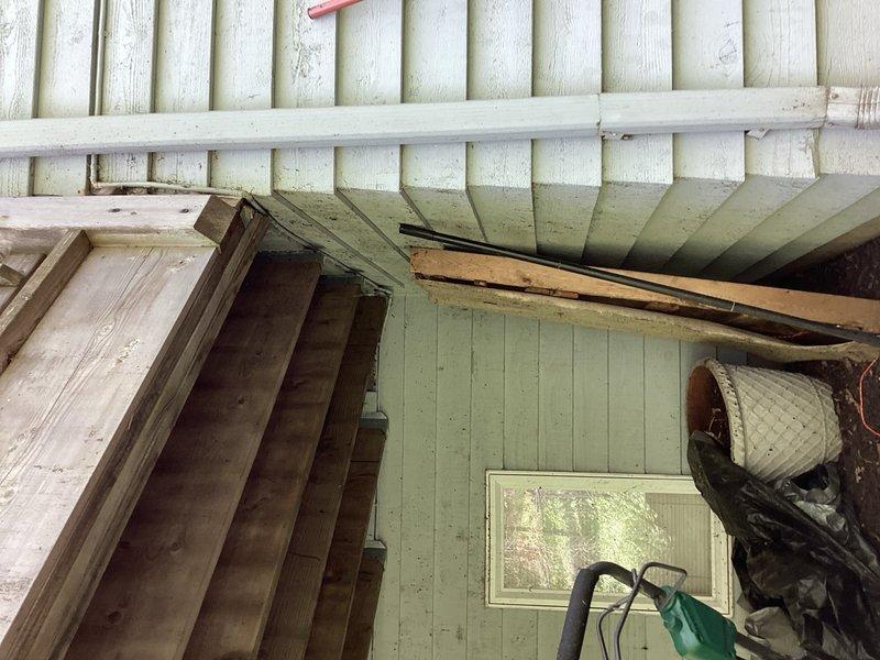 Responded to gas leak call on outdoor grill line. Upon inspection, identified crimped and broken gas line at deck floor penetration point. Conducted comprehensive leak check of all gas connections and cleared all other areas. Shut off gas supply to grill for safety. Homeowner requested relocation of gas line in addition to repair. Scheduled comfort advisor appointment to provide quote for complete gas line replacement and relocation to desired position.