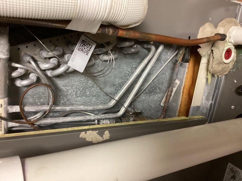 Completed comprehensive furnace and air conditioning tune-up on residential HVAC system. Performed thorough furnace inspection including venting, exhaust flue, and camera inspection of heat exchanger. Evaluated burners, blower assembly, inducer motor, pressure switch, safety switches, and limit switches for proper operation. Tested flame sensor, igniter, gas pressures, and combustion air levels. Cycled heating system through all operational modes to verify safe and proper function.

Conducted complete air conditioning system evaluation including inspection of evaporator coil, blower motor, and air filter. Examined outdoor condenser unit, condenser coil, contactor, compressor, and associated electrical components. Verified refrigerant charge levels within manufacturer specifications. Cleaned condenser coil to optimize heat transfer efficiency. Cycled cooling system through operational modes to confirm proper performance. Both heating and cooling systems found to be operating within norm