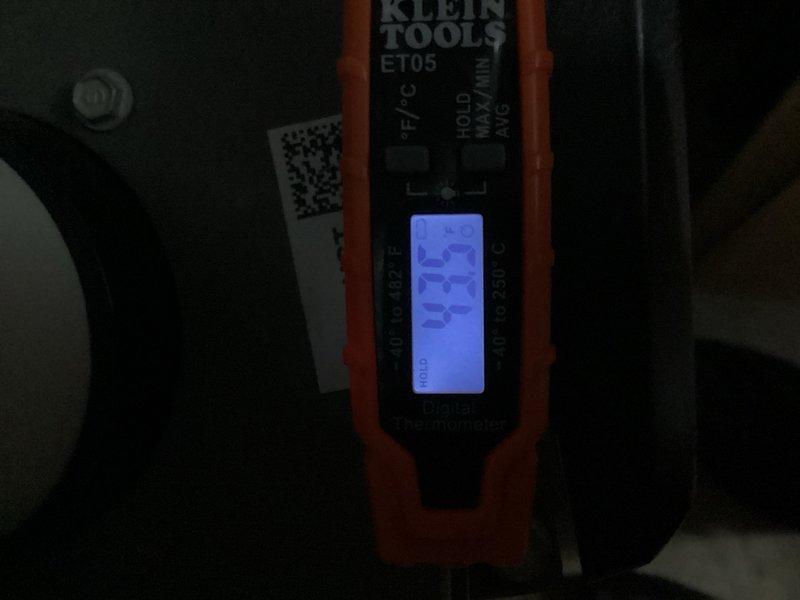 Performed preventative maintenance inspection on recently installed air conditioning system under rewards membership agreement. Verified system cooling performance with satisfactory temperature splits across the evaporator coil. Replaced air filter to maintain optimal airflow and system efficiency. Measured electrical amp draws on all components, confirming operation within manufacturer specifications. Tested capacitor values, verifying performance within acceptable range. Cleaned condenser unit exterior, removing accumulated cottonwood debris to restore proper airflow and heat transfer efficiency. All electrical and mechanical components found operating properly with no deficiencies noted. System confirmed running efficiently upon completion of maintenance procedures.