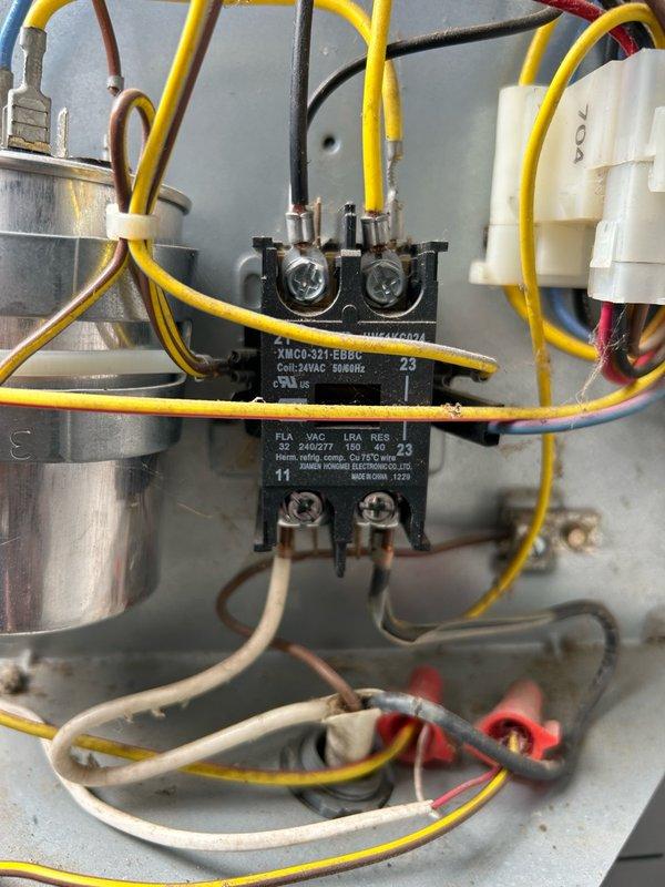 Performed comprehensive AC tune-up on 20-year-old air conditioning system under maintenance agreement. Conducted full system inspection including thermostat operation, air filter condition, blower assembly, condenser coil, electrical connections, contactor, capacitor, condensate drain, refrigerant charge, and temperature split across evaporator coil. All components tested within normal operating parameters with no mechanical deficiencies or safety concerns identified. Verified proper cooling cycle operation and confirmed system is performing as designed. Completed preventative maintenance service and recommended continued seasonal maintenance to ensure optimal efficiency and monitor age-related wear on equipment.