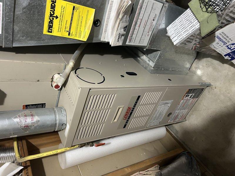 # HVAC Service Completed

Responded to no cooling complaint on 2011/2012 split system with compressor not operating. Upon inspection, discovered rodent damage in outdoor condenser unit where mouse had chewed through electrical wiring, preventing compressor from receiving power. Repaired damaged wiring by stripping back insulation and reconnecting conductors with proper wire nuts and electrical tape. Verified all electrical connections were secure and tested system operation. Compressor engaged properly and unit returned to normal cooling function. Recommended customer consider rodent deterrent measures around outdoor unit to prevent future damage.