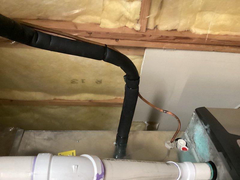 Removed failed evaporator coil from the plenum above the furnace in the attic space. Installed replacement R410A evaporator coil sized appropriately for the 1.5-3 ton system. Reconnected and sealed all ductwork connections to ensure proper airflow. Reconnected condensate drain lines to prevent water damage. Performed pressure test on the refrigerant system to verify integrity of all connections and absence of leaks. Evacuated the system using a vacuum pump and confirmed it held vacuum to manufacturer specifications, ensuring the system was free of moisture and contaminants. Cleaned the outdoor condenser coil to optimize heat transfer efficiency. Charged the system with R410A refrigerant to proper levels per manufacturer specifications. Cycled the system through complete heating and cooling operations. Verified proper system operation including temperature differential, airflow, and refrigerant pressures. System restored to full operational capacity.
