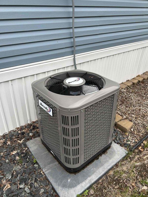 Responded to no cooling complaint on three-year-old residential air conditioning system. Upon inspection, unit was found to be significantly low on refrigerant charge with visible oil accumulation around service valves, indicating an active leak at the valve connections. Customer reported similar issue requiring refrigerant recharge the previous year, suggesting chronic leak since original installation. Added approximately 4 pounds of R410A refrigerant to restore cooling operation. Verified system performance with 17-degree temperature split across evaporator coil. Customer declined leak repair and requested temporary solution only. System returned to operational status but will likely require additional service due to unresolved refrigerant leak at service valve connections.