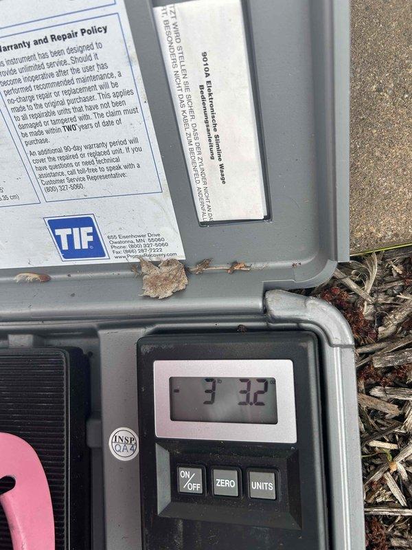 Responded to no cooling complaint on three-year-old residential air conditioning system. Upon inspection, unit was found to be significantly low on refrigerant charge with visible oil accumulation around service valves, indicating an active leak at the valve connections. Customer reported similar issue requiring refrigerant recharge the previous year, suggesting chronic leak since original installation. Added approximately 4 pounds of R410A refrigerant to restore cooling operation. Verified system performance with 17-degree temperature split across evaporator coil. Customer declined leak repair and requested temporary solution only. System returned to operational status but will likely require additional service due to unresolved refrigerant leak at service valve connections.