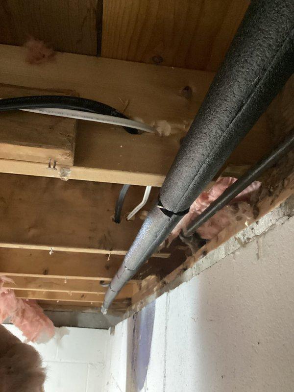 Responded to service call for broken outdoor spigot. Removed failed exterior faucet and installed new frost-free hose bib to prevent future freeze damage. Upgraded interior plumbing connection with brass ball valve and PEX compression fittings for improved shutoff capability and maintenance access. All connections tested and verified leak-free upon completion.