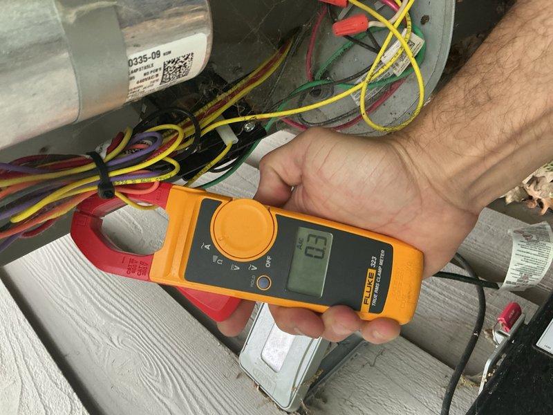 Completed comprehensive AC tune-up on 3-year-old residential air conditioning system. Performed thorough cleaning and inspection of all components, measured electrical amperage with clamp meter to verify proper operation, and inspected outdoor condenser unit. System operating within normal parameters with no deficiencies identified. Advised customer to rinse condenser coils after cottonwood season to maintain optimal airflow and efficiency.