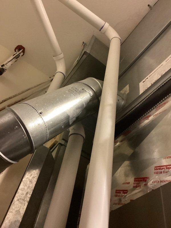 Completed comprehensive tune-up and inspection on both furnace and air conditioning units in a compact mechanical space. Both systems are newer installations and operating within normal parameters with no mechanical deficiencies identified. Provided customer education on proper air filter maintenance procedures and furnace fan operation to address initial concerns about fan functionality.