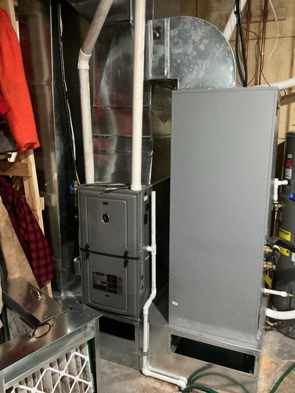Responded to no heat call for MrCool mini-split heat pump system approximately 3-4 years old. Upon arrival, confirmed unit was not heating or cooling and homeowner reported ongoing performance issues since installation. Evaluated outdoor condensing unit and indoor air handler, documented equipment condition with photos, and determined system requires replacement due to chronic operational failures. Advised homeowner that new equipment options would be provided for consideration.