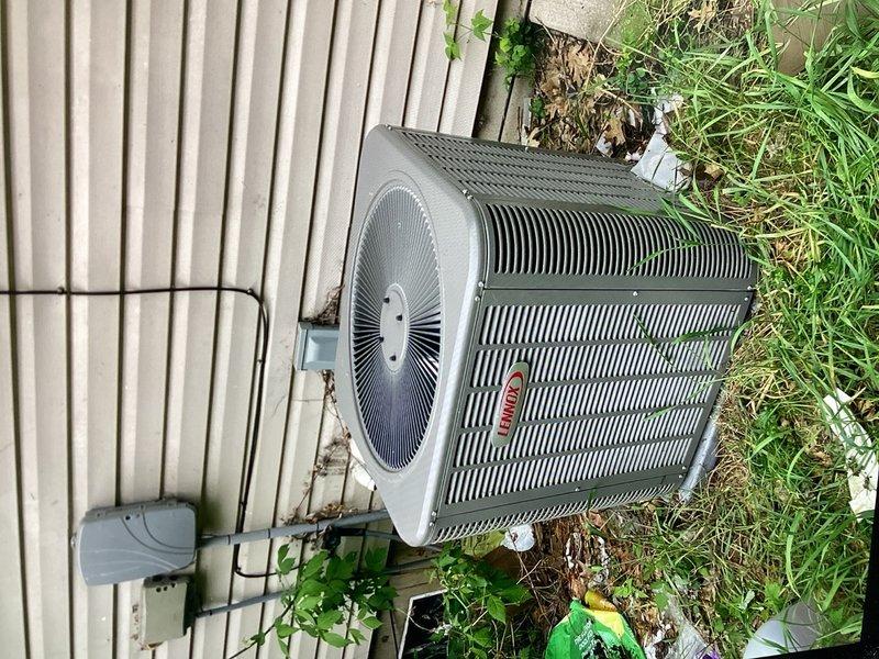 Responded to no cooling call on residential air conditioning system installed less than one year ago. Upon arrival, diagnosed shorted contactor in outdoor condenser unit causing ground fault condition that tripped furnace fuse breaker. Replaced defective contactor under warranty, restored power to system, and verified proper operation of air conditioning unit.