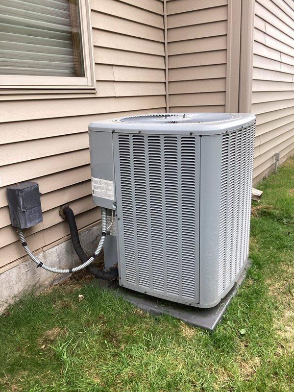 Completed scheduled cooling system tune-up and maintenance inspection on residential HVAC system. Performed comprehensive evaluation of outdoor condenser unit and indoor furnace components, verified all operational parameters within normal ranges, and confirmed system is functioning properly. Recommended capacitor replacement as preventive maintenance to ensure continued reliable operation.