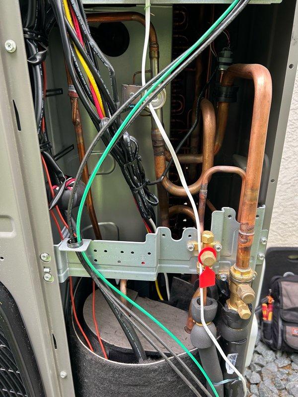 Performed annual air conditioning tune-up on Lennox system, completing comprehensive inspection of all major components including thermostat operation, air filter, blower assembly, condenser coil, electrical connections, contactor, capacitor, and condensate drain. Verified refrigerant performance and temperature split with all readings within normal operating range and no mechanical or safety issues identified. System operating properly with normal cooling operation confirmed; recommended continued seasonal maintenance to maintain efficiency and monitor equipment wear.