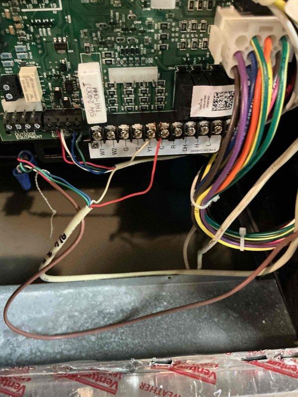 Responded to no cooling call on aging HVAC system experiencing electrical issues. Upon inspection, found circuit breaker tripping due to failing contactor and deteriorated capacitor showing rust and corrosion. Evaluated control board and wiring connections within electrical panel, noting system age and overall condition. Replaced dirty air filters that were restricting airflow and contributing to system stress. Discussed repair versus replacement options with homeowner given the advanced age of equipment and multiple component failures, providing professional assessment of system viability and cost-effectiveness of continued repairs on older unit.