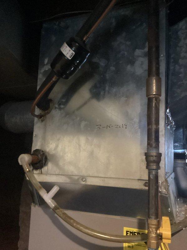 Completed scheduled AC tune-up on 12-year-old FRP unit experiencing reduced capacity. Performed comprehensive system inspection, replaced failed capacitor, and installed new air filter to restore proper airflow and system performance.