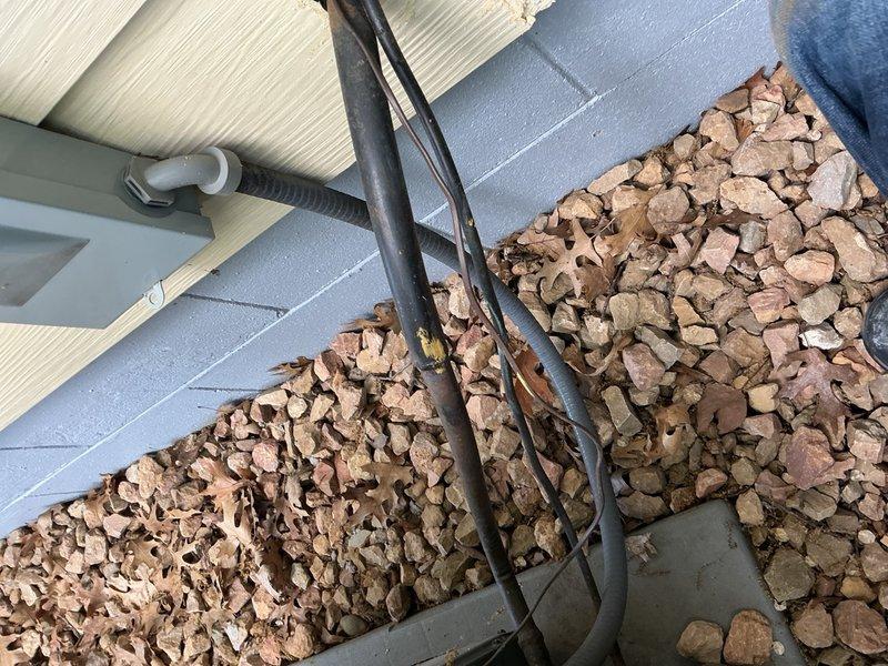 Performed maintenance inspection on residential AC system located in attic space. During diagnostic testing with multimeter, identified faulty control board failing to supply 24-volt power to blower motor, preventing proper system operation. Documented equipment make, model, and serial number information with photographs as requested. Provided estimate for control board replacement and awaiting customer approval to proceed with repair.