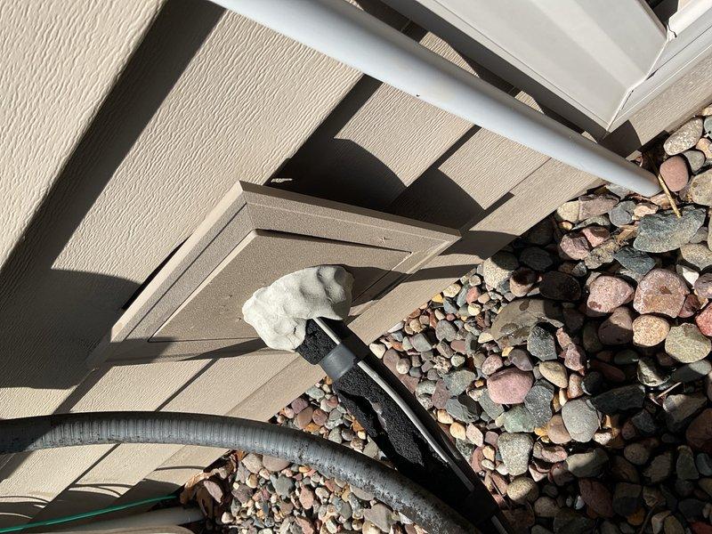Completed routine cooling system maintenance and inspection as part of recurring maintenance agreement. Air conditioning unit operating within normal parameters with no deficiencies noted and no evidence of rodent intrusion. Identified three malfunctioning combination smoke and carbon monoxide detectors producing audible alarm chirps; coordinated with office to schedule electrical contractor for detector evaluation and replacement quote.