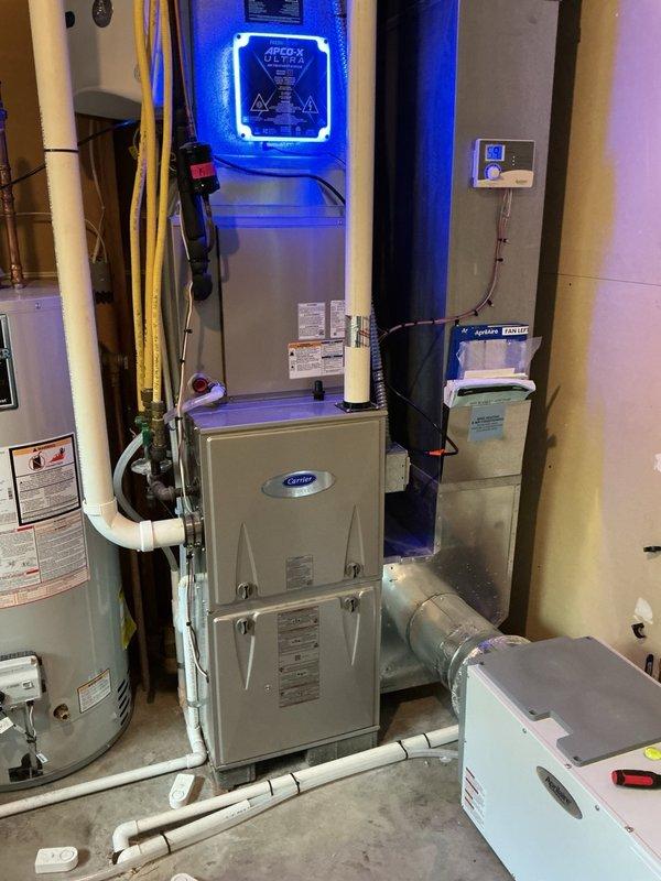 Completed comprehensive air conditioning maintenance tune-up on a 7-year-old single unit system. Performed indoor inspection including filter check, blower assembly cleaning, and verified proper blower speed settings. Conducted outdoor unit evaluation with electrical component inspection, capacitor testing (all readings within manufacturer specifications), and wiring verification. Rinsed condenser coils, reassembled unit, and performed operational test confirming proper system performance with 22-degree temperature split across the evaporator coil.