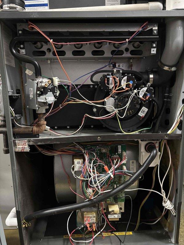 Completed annual preventative maintenance on one R-410A air conditioning system. Performed comprehensive inspection including air filter, thermostat operation, temperature differential across evaporator coil, condenser unit components, evaporator and condenser coils, blower and condenser motors, compressor operation, and condensate drain system. Verified all system components are functioning properly with normal operating parameters. System tested and confirmed operational at time of service completion.
