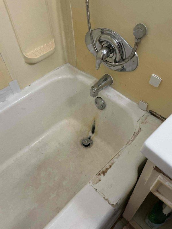 Installed customer-supplied faucets in two locations: a utility/laundry sink and a bathroom bathtub. Additionally, installed a sediment filter as requested to replace a damaged unit. All fixtures were tested and confirmed operational with proper water flow upon completion.