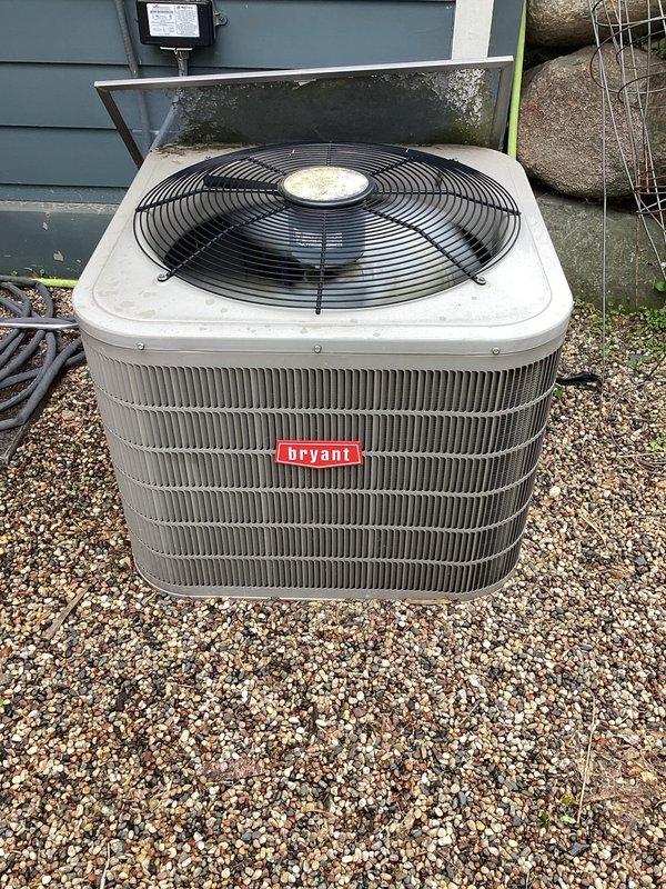 Completed seasonal AC tune-up on dual Bryant HVAC system under preventative maintenance agreement. Performed comprehensive inspection of both indoor furnace unit and outdoor condenser, verified proper operation of all components, and cleaned outdoor condenser coils to ensure optimal airflow and efficiency for cooling season.