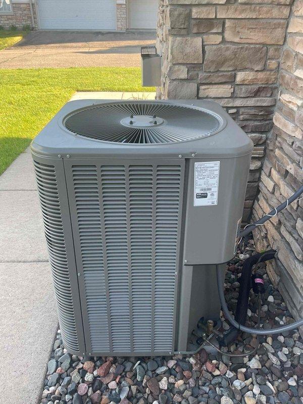 Completed annual Family Rewards cooling maintenance visit on 1-year-old residential air conditioning system. Performed comprehensive tune-up including inspection of outdoor condensing unit and associated equipment. System operating properly with no issues identified or repairs required.