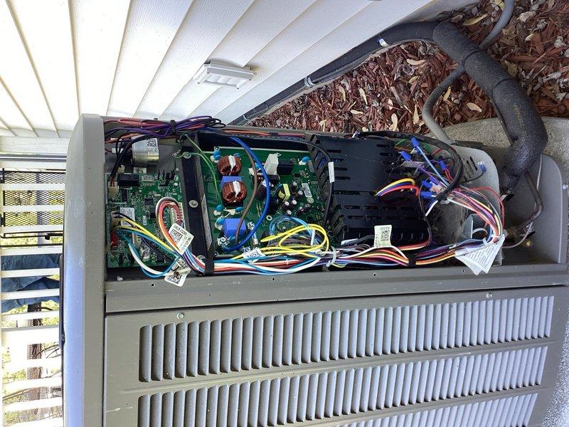 Completed comprehensive furnace and air conditioning tune-up on 4-year-old HVAC system. Performed thorough inspections of both units, verifying air filter and blower assembly were clean, all electrical connections and components within manufacturer specifications, and condensate drain lines clear and functioning properly. Cleaned outdoor condenser unit and verified all components operating correctly. Conducted extended operational testing of both heating and cooling modes for 15 minutes each, confirming proper performance with 55-60 degree temperature rise in heating mode and 22 degree temperature drop in cooling mode. Provided customer with findings and estimate for outdoor fan capacitor replacement as requested.
