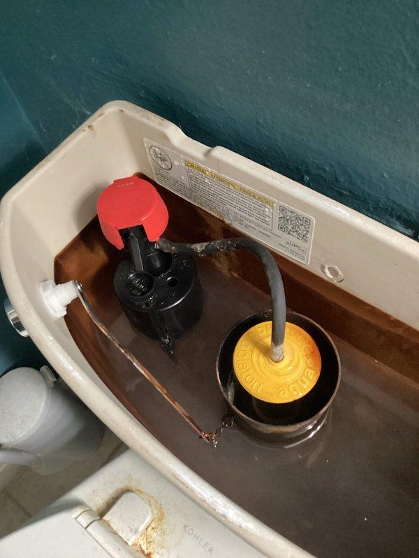 Responded to a continuously running toilet in unit 8-12. Upon inspection, identified a malfunctioning fill valve that was stuck in the open position, causing constant water flow into the tank. Replaced the defective fill valve with a new unit, restoring proper operation and stopping the continuous running condition.