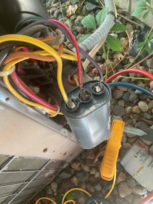 Responded to no-cooling complaint on residential air conditioning system. Upon arrival, performed diagnostic evaluation of 10-year-old outdoor condensing unit. Testing confirmed compressor failure, rendering the system inoperable. Evaluated capacitor and electrical connections during diagnosis. Due to age of equipment and cost of compressor replacement versus new unit efficiency, recommended complete system replacement. Customer approved replacement of outdoor condensing unit. Unit replacement will provide improved energy efficiency and reliability compared to repairing aging equipment with failed compressor.