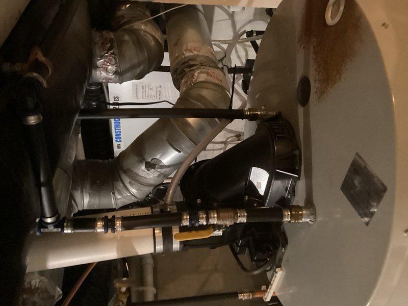 Completed biannual plumbing maintenance inspection including water heater flush and comprehensive system evaluation. Inspected all basement water lines, performed leak detection at all fixtures throughout the property, and conducted hard water testing before and after the softener to verify proper operation. Notified property owner that the 11-year-old water heater is approaching end of typical service life, though no immediate concerns were identified during inspection.
