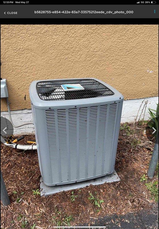 Performed follow-up leak search on Daikin HVAC system after customer reported diminished cooling performance. Located small leak in valve stems, tightened connections, and added additional UV dye as a precautionary measure to facilitate future leak detection if needed.