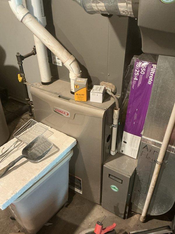 Responded to no cooling complaint on 16-year-old Lennox heat pump system experiencing intermittent operation. Diagnosed failed ECM condenser fan motor as cause of cooling failure. Provided repair option estimate via email for motor replacement. Given unit age exceeds typical 15-year lifespan, scheduled system replacement estimate appointment.