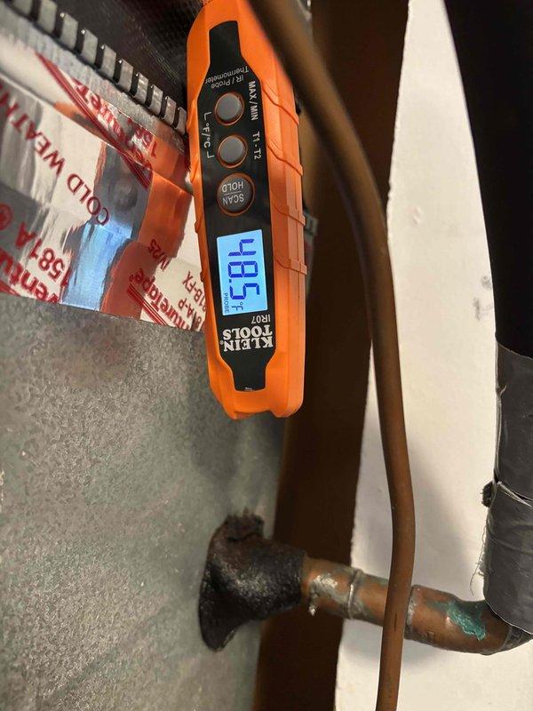 Responded to service call for loud noise occurring when air conditioning system shuts down at thermostat setpoint on recently installed three-month-old unit. Upon arrival, initiated cooling cycle at thermostat and observed excessive static pressure causing ductwork to collapse inward during operation and release with audible bang upon system shutdown. Identified heavily soiled 16x25x1 air filter as primary cause of restricted airflow and high static pressure. Replaced dirty filter with new odor-reducing pleated filter. Attempted to verify and adjust blower motor speed settings to reduce static pressure and noise levels, though exact CFM setting could not be determined from control board. Temporarily reduced blower speed which successfully eliminated ductwork noise but resulted in decreased airflow volume. Consulted with homeowner regarding trade-off between noise reduction and cooling performance. Homeowner elected to restore original factory blower speed setting to maintain maximum ai