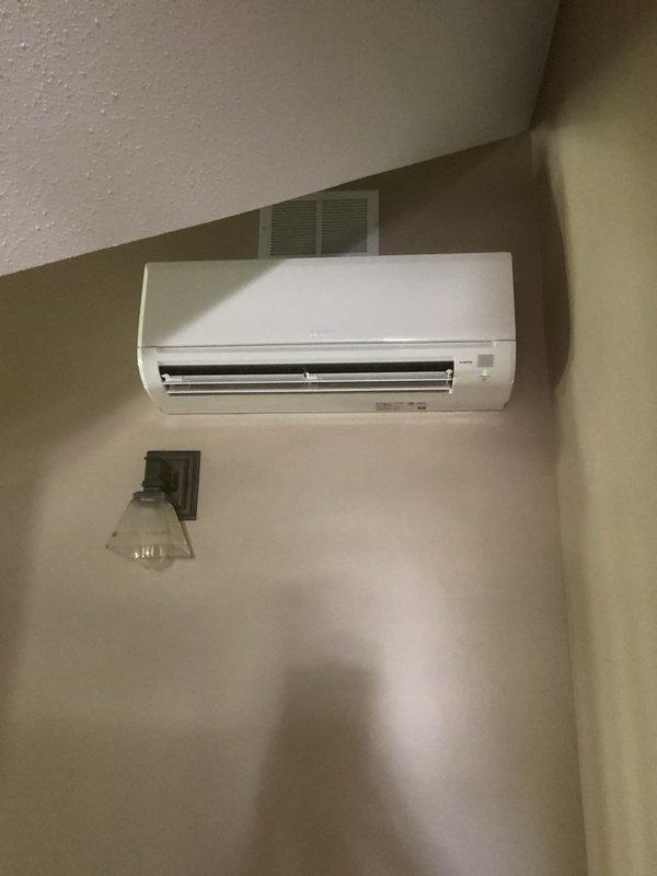 Responded to service call for multi-zone ductless mini-split heat pump system experiencing loss of cooling function while heating mode remained operational. Upon diagnostic inspection, discovered rodent damage to reversing valve wiring that prevented system from switching between heating and cooling modes. Repaired damaged wiring by reconnecting reversing valve control circuit. Tested system operation in both heating and cooling modes to verify proper functionality and successful restoration of cooling capacity across all three indoor air handling units.