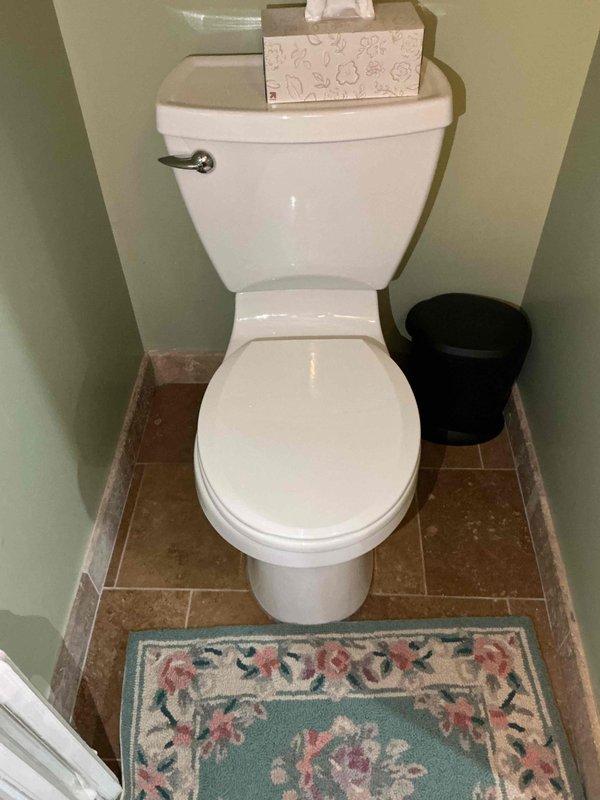 Responded to service call for the only toilet in residence that had been previously removed due to uneven subfloor conditions. Upon arrival, found toilet disconnected with closet flange removed and subfloor lower on the back side. Installed new closet flange to ensure proper height and stability. Reset toilet with new wax ring seal, securing fixture with appropriate hardware. Verified proper alignment, tested for leaks, and confirmed full functionality of toilet operation before completing service.