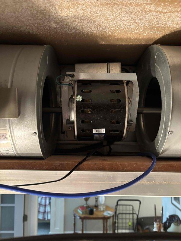 Responded to no cooling complaint on 2016 Bryant rooftop unit with all components running but inadequate cooling performance. Verified thermostat calling for cooling properly, inspected air filter and blower operation with normal findings, and accessed rooftop unit to perform comprehensive diagnostics. Checked evaporator coil condition, capacitor values, and contactor operation—all within acceptable parameters. Measured refrigerant charge and found system extremely low on refrigerant, indicating probable refrigerant leak in the system. Presented repair options including leak detection with UV dye injection and refrigerant recharge to locate and repair leak. Customer declined repair services at this time and requested replacement options instead. Scheduled comfort advisor appointment for system replacement estimate.