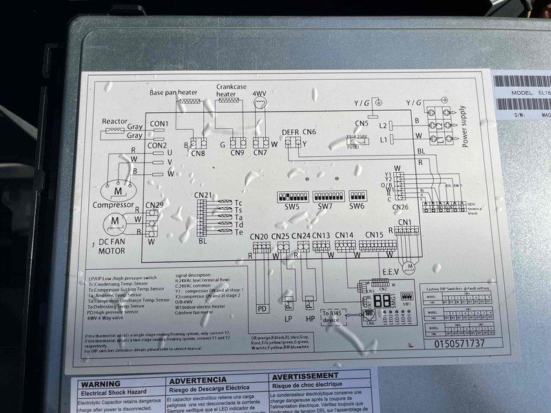 Responded to no cooling call on heat pump system installed last October. Upon inspection, discovered rodent damage to temperature sensor wiring at outdoor unit, preventing outdoor section from operating. Attempted field splice repair of damaged sensor wires to restore immediate cooling function, but splice was unsuccessful in reestablishing proper communication between outdoor unit and system controls. Documented wiring damage and recommended full wiring harness replacement to properly restore system operation.