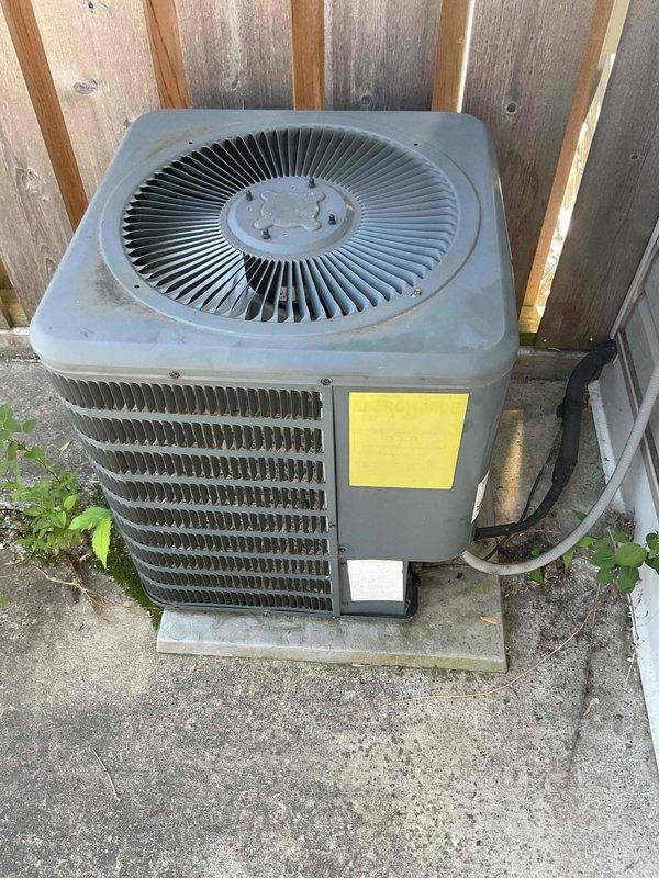 Responded to no cooling call on 2012 Carrier system. Upon arrival, determined customer had inadvertently cut low voltage thermostat wire while attempting doorbell work. Customer had already reconnected the wire prior to technician arrival. Verified proper system operation, confirmed adequate airflow at condenser unit and indoor furnace, and ensured thermostat communication was restored. System returned to normal cooling operation with no additional repairs required.