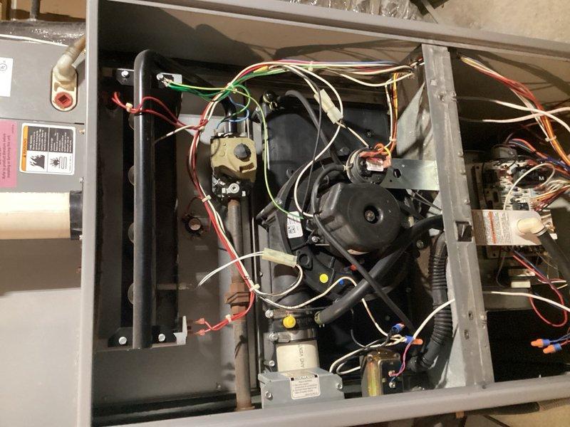 Responded to no cooling complaint and found evaporator coil frozen due to critically low refrigerant charge. Allowed system to thaw completely before performing diagnostics. Recharged system with 4+ pounds of R-410A refrigerant to manufacturer specifications. Verified proper operation with 22° temperature split across evaporator coil. System restored to normal cooling operation. Advised monitoring for potential leak given significant refrigerant loss.