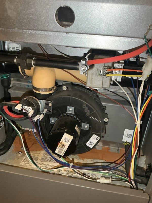 Responded to no cooling complaint on 17-year-old air conditioning system. Upon inspection, found indoor evaporator coil frozen and system operating with low refrigerant charge. Diagnostic testing confirmed refrigerant leak and system utilizing obsolete R22 refrigerant. Due to age of equipment, obsolete refrigerant type, and cost of repairs versus replacement, recommended full system replacement. Customer scheduled same-day estimate for new air conditioning installation.