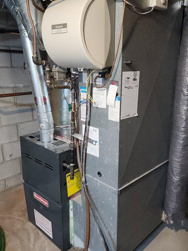 Responded to no cooling complaint on 23-year-old air conditioning system. Upon inspection, found condenser fan motor failed, preventing outdoor unit operation. Additionally identified dirty outdoor coils, failing contactor and capacitor, and system containing obsolete refrigerant with unknown charge levels post-repair. Due to age of equipment, multiple component failures, and uncertainty of refrigerant integrity, recommended full system replacement rather than repairs. Scheduled replacement estimate appointment.
