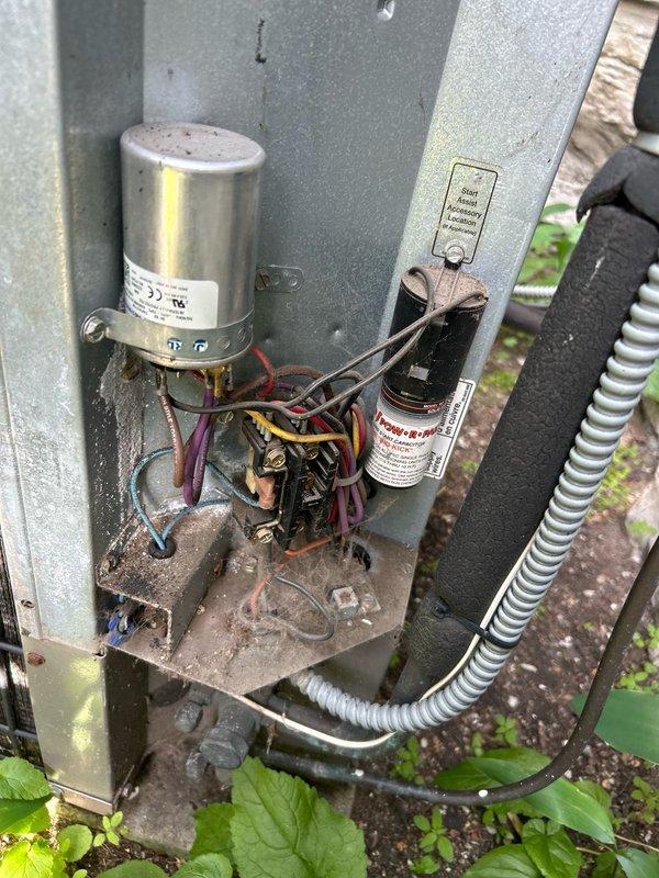 Responded to a no cooling call on a recently installed York air conditioning system. Upon inspection, discovered damaged low voltage wiring that had snapped off when handled. Cut back and re-terminated all low voltage wiring at both the indoor air handler and outdoor condenser unit. Rewired all control connections, verified proper operation of outdoor unit components including contactor and capacitor. Adjusted blower cooling speed settings to optimize system performance. Restored power to the system and confirmed all electrical connections were secure and functioning properly. System tested and operating normally upon departure.