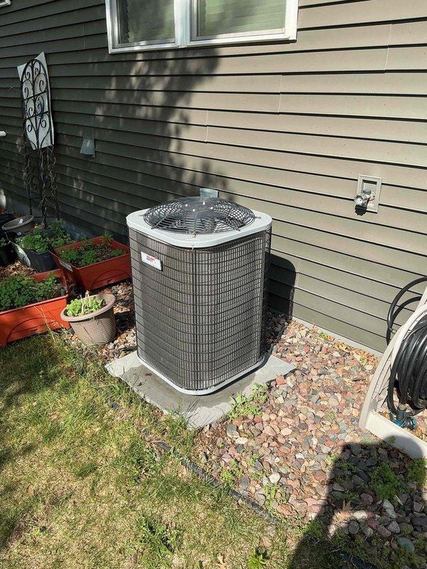 Responded to no cooling call on 8-year-old residential central air conditioning system. Upon inspection, discovered low voltage control wiring had been damaged by rodent activity, causing system failure. Repaired compromised wiring, restored electrical connections, and verified proper system operation. Tested cooling cycle and confirmed unit returning to normal function with adequate airflow and temperature output.