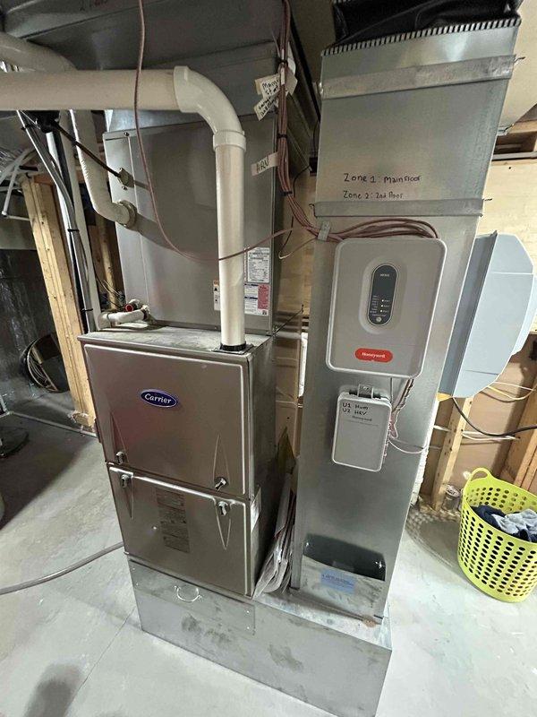 Responded to no cooling complaint on 5-year-old Carrier AC system affecting entire home. Upon inspection, discovered failed capacitor preventing compressor operation. Diagnosed capacitor as completely burned out, rendering outdoor unit inoperable. Provided repair quote to restore cooling functionality, but homeowner elected to postpone repairs at this time. No repairs performed during this visit.