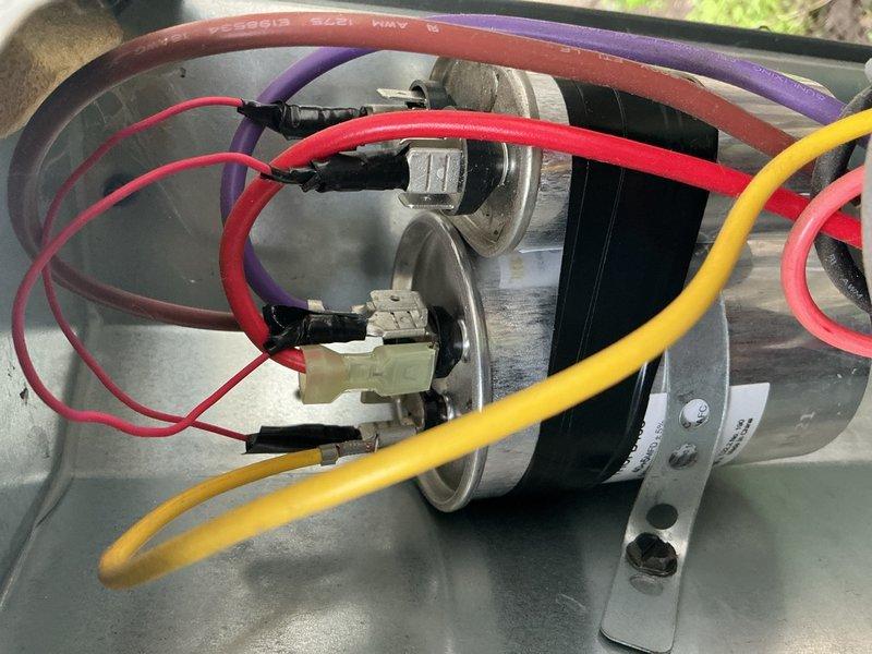 Responded to no cooling complaint on 6-year-old system. Found tripped breaker at outdoor condensing unit, reset breaker and restored power to system. Performed comprehensive system diagnostics including refrigerant level verification, capacitor testing with multimeter, and visual inspection of electrical connections and components. All refrigerant levels, electrical components, and system operations checked normal after breaker reset. Advised customer on filter replacement maintenance. System restored to full cooling operation.