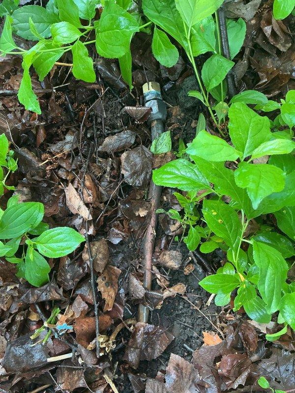 Responded to priority service request for residential gas line capping at exterior location. Located and accessed 8-12 gas line connected to decommissioned pool equipment hookup in outdoor area surrounded by vegetation and ground cover. Successfully capped gas line per code requirements to ensure safe disconnection of obsolete pool heating system. Work completed to facilitate property sale transaction and meet contractual deadline requirements.