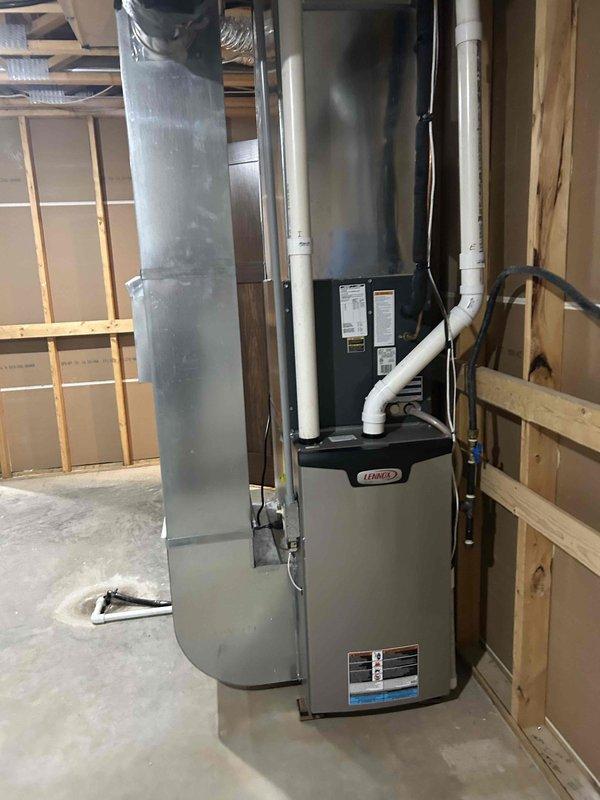 Completed annual air conditioning tuneup and preventative maintenance on Amana outdoor condenser unit and Lennox furnace system. Performed comprehensive inspection of all routine components including electrical connections, refrigerant levels, condensate drainage system, and airflow. All equipment tested and verified to be operating within normal parameters with no deficiencies noted.