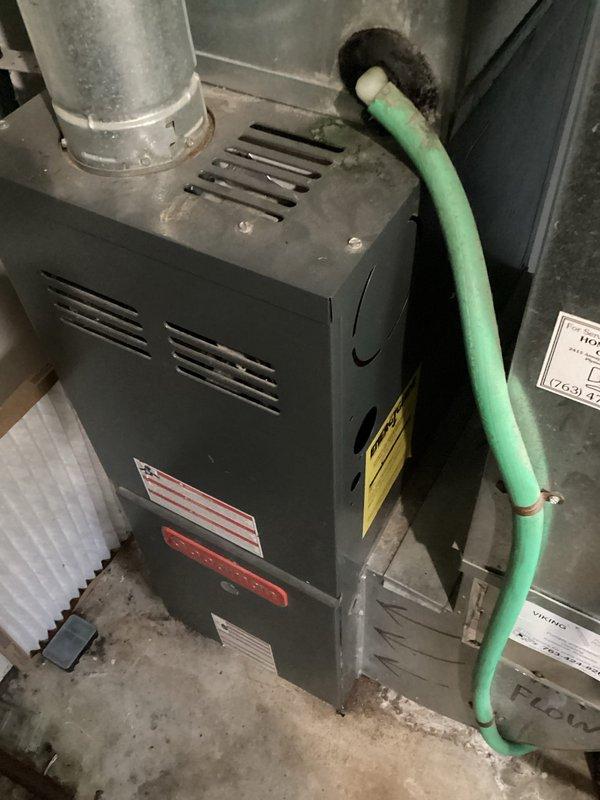 Responded to no cooling complaint on 10+ year old HVAC system. Upon arrival, found severely restricted air filter causing inadequate airflow and system performance issues. Removed and replaced dirty filter to restore proper system operation. Verified system functionality following filter replacement.